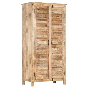 Kleiderschrank 90×50×180 cm Mango Massivholz