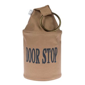 HOMESCAPES Türstopper Sack “Door Stop” mit Ring Braun 2700g
