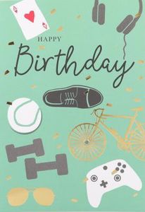 Depesche Klappkarten Gruß von Herzen : Happy Birthday(Gaming) Klappkarten Gruß von Herzen: Happy Birthday(Gaming)