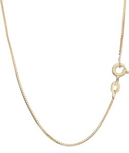 45cm Venezia Echte 585 Gelbgold 14 Karat Venezianerkette 0.7mm 1,75g Kette 9351
