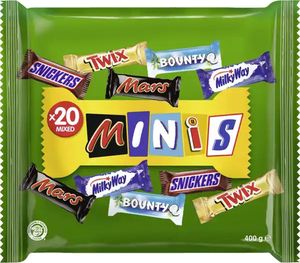 Mars Mixed Minis abwechslungsreiche Mischung aus der Packung 20er 400g