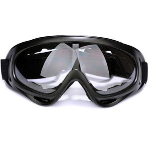 Unisex Ski Snowboard Brille, Snowboardbrille, UV-Schutz Goggle, Anti-Fog Skibrille, für Skifahren (Transparent)