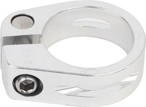 CANSUCC 28,6 mm Aluminiumlegierung Bolzenblärte Abgas -Down -Rohr -Band -Klemme für Fahrrad (Silber)
