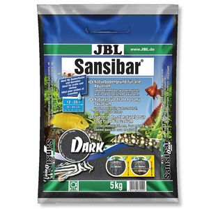 JBL Sansibar Dark 5kg - čierny substrát pre sladkovodné a morské akvária