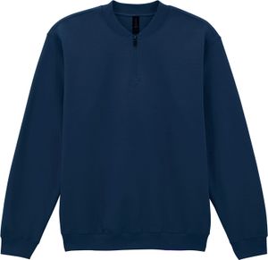 Gildan - "Softstyle" Sweatshirt mit kurzem Reißverschluss für Herren/Damen Uni RW10689 (3XL) (Marine)