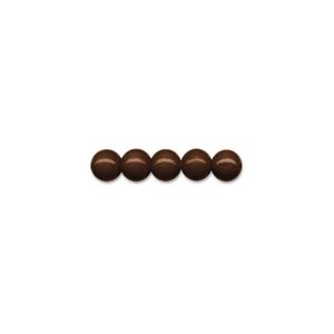Brunnen 50 Holzperlen 10mm dunkelbraun für Ketten und Armbänder