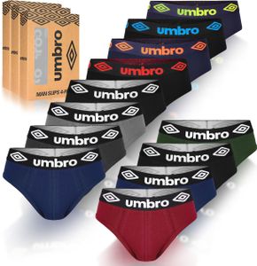 UMBRO pánske slipy 12-pack XXL nohavice pánske bavlnené fit Priedušné, XXL