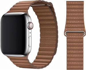 Original Apple Leather Loop Armband Größe M 42/44/45mm MXAF2ZM/A Saddle Brown