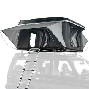 Prime Tech Hartschalen-Autodachzelt Nevada 140cm ABS schwarz / grau automatik