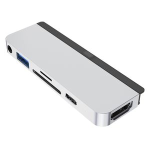 TARGUS HARDWARE Hyper 6-in-1 iPad Pro USB-C Hub Silver (HD319B-SILVER)
