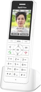 AVM FRITZ!Fon X6 White DECT-Komforttelefon (hochwertiges Farbdisplay, HD-Telefonie, Full-Duplex-Freisprechen, Steuerung FRITZ!Box-Funktionen), weiß