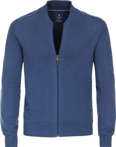 REDMOND Casual Herren Strickjacke Langarm College Regular-Fit Blau M REDMOND Casual Herren Strickjacke Langarm College Regular-Fit Blau M