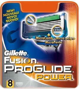 Gillette Fusion Proglide Power Ersatzklingen 8 Stück für Männer