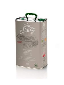 Venta del Barón - Preisgekröntes Premium Natives Extra Virgine Olivenöl - Kaltgepresst - Sehr hoher Polyphenolgehalt - 2,5 L Kanister