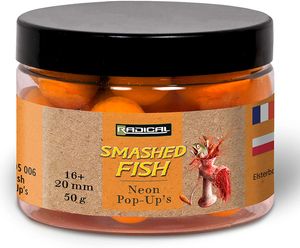 Radical Smashed Fish Neon Pop Ups Boilies Angelköder Karpfen 50g 3705006