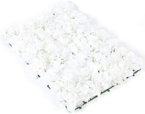 20x Blumenwand   Rosenwand  Hochzeit Straße  DIY Dekoration   Floral  Kunstblumen Süßigkeitwand   Künstliche Hintergrund Garten  Hochzeit Bühnendekor  (Weiß)