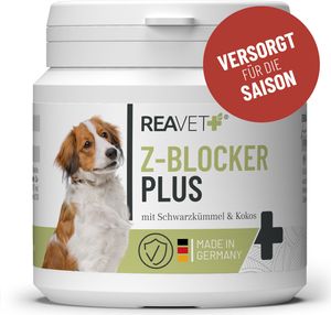 ReaVET Z-Blocker PLUS Tabletten für Hunde – 120 Stück natürlicher Zeckenschutz