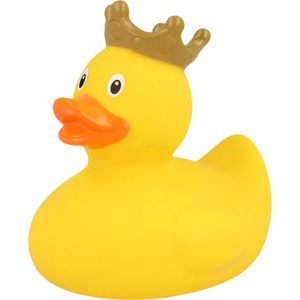 Lilalu Ente mit Krone gelb Quietscheente ein individuelles Geschenk