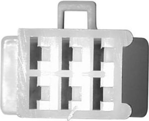 Stecker eckig, 6-polig - männlich