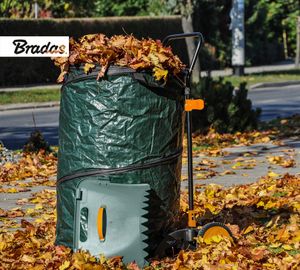 Bradas Fahrbarer Laubsammler multibin faltbar 160 liter