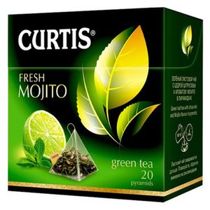 Curtis grüner Tee Fresh Mojito 20 Pyramidenbeutel Pyramid Tea