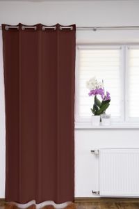 Ösenschal Fenstervorhang dunkelrot bordeaux 145x225 cm Gardinenschal Dekoschal
