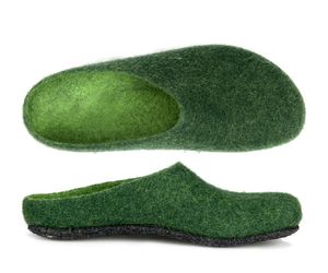 Magicfelt Filzpantoffel dark green 38