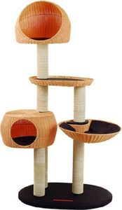 Kratzbaum für Katzen Karlie No Limit Outdoor-Kratzbaum 3 - Braun 103 x 58 x 158 cm (BxTxH)