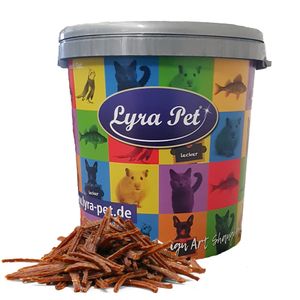 5 kg Lyra Pet® Entenbruststreifen in 30 L Tonne