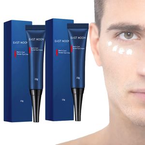 2Stk Male Peptide Eye Cream, feuchtigkeitsspendende Augencreme für Männer, strafft das straffende Anti-Falten-Augenserum und reduziert Schwellungen und Augenringe