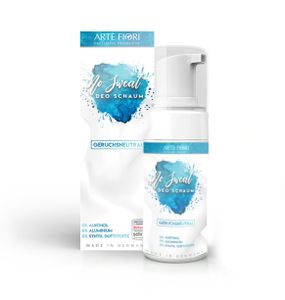 ARTE FIORI® No Sweat DEO Schaum - Neutralisiert Gerüche ohne brennen und schützt die Haut - nach Haarentfernung, Rasur & mehr