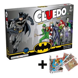 Cluedo Batman Edition im DC Comics Spielkarten Bundle Spiel Gesellschaftsspiel Brettspiel deutsch