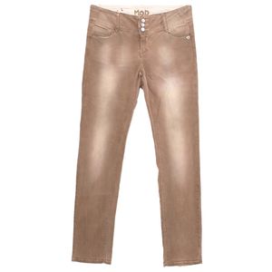 18858 MOD Miracle of Denim, Genia Skinny,  Damen Jeans Hose, Softdenim, brown used, W 26 L 32