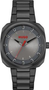 HUGO Schrille quadratische Uhr, Schwarz One Size HUGO Schrille quadratische Uhr, Schwarz One Size
