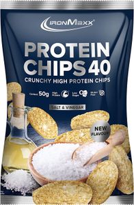 Ironmaxx Protein Chips 40- 50 g Salt & Vinegar Flavour