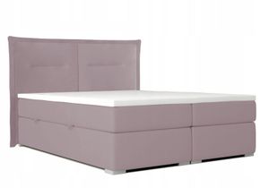 Boxspringbett TINO für das Schlafzimmer, 140x200 (Rosa - Kronos 27)