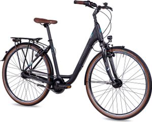 Damen City Fahrrad LS 28 Zoll CI.2820W Shimano Nexus 7 Schwarz 45cm für Körpergröße 150-165cm