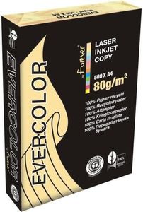 Clairefontaine Recyclingpapier Evercolor hellgelb DIN A4 80 g/qm 500 Blatt