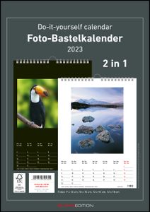 herlitz Kreativ-Wandkalender 2022 DIN A4 schwarz/weiß