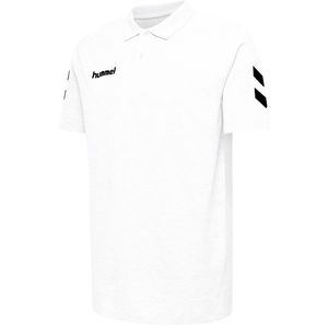 hummel GO Baumwoll Poloshirt Herren white L