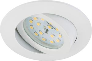 Briloner LED Einbauleuchte rund Weiß IP23 6,5W Modul 570lm warmweiß 3000K schwenkbar 3-Stufen-dimmbar Briloner LED Einbauleuchte rund Weiß IP23 6,5W Modul 570lm warmweiß 3000K schwenkbar 3-Stufen-dimmbar