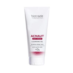 Biotrade Acnaut Oxy Wash Waschgel für Gesicht und Körper geeignet für Mischhaut und für zu Akne neigende Haut 200ml