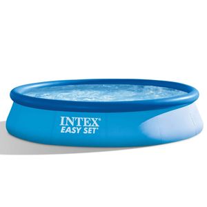 INTEX Aufblasbarer Pool - Easy Set Pools® Ø 396 x 84 cm, Farbe: blau; 128143NP