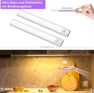 2Stk Unterbauleuchte Küche LED Schrankbeleuchtung Akku Beleuchtung Licht Batterie Schrank Leuchte Slim Bright Schranklicht Lichtleiste Kabellos Leiste 2Stk Unterbauleuchte Küche LED Schrankbeleuchtung Akku Beleuchtung Licht Batterie Schrank Leuchte Slim Bright Schranklicht Lichtleiste Kabellos Leiste
