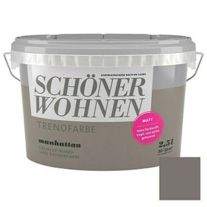 Schöner Wohnen Trendfarbe matt 2,5 L Farbwahl, Farbe:Cosy