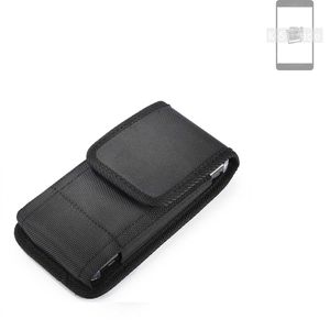 Holster Gürteltasche kompatibel mit Samsung Galaxy S23+ Holster Gürtel Tasche wasserabweisend Handy Hülle Schutz Hülle Outdoor schwarz K-S-Trade