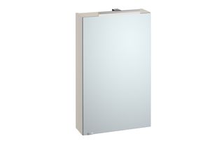 Spiegelschrank Hängeschrank mit Licht und Steckdose 3 Farbvarianten EicheNachbildung taupe grau V-90.59-S Spiegelschrank Hängeschrank mit Licht und Steckdose 3 Farbvarianten EicheNachbildung taupe grau V-90.59-S