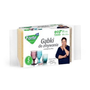 Houbičky na mytí nádobí Forte Eco-Fibre 5 ks