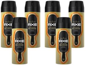 AXE Bodyspray Gold Caramel Billionaire Limited Edition 6x 150ml Deo ohne Aluminium