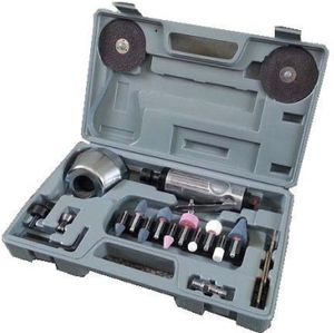 Druckluft Trennschleifer- Polier - Set 20 teilig